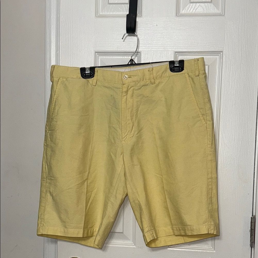 Polo by Ralph Lauren Yellow Flat Front Shorts